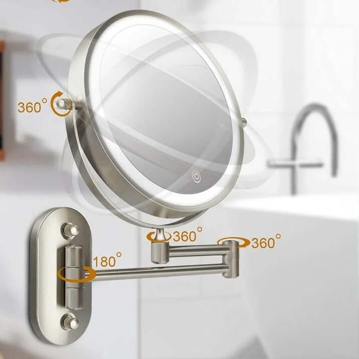 Rechargeable LED Makeup Mirror with Magnification