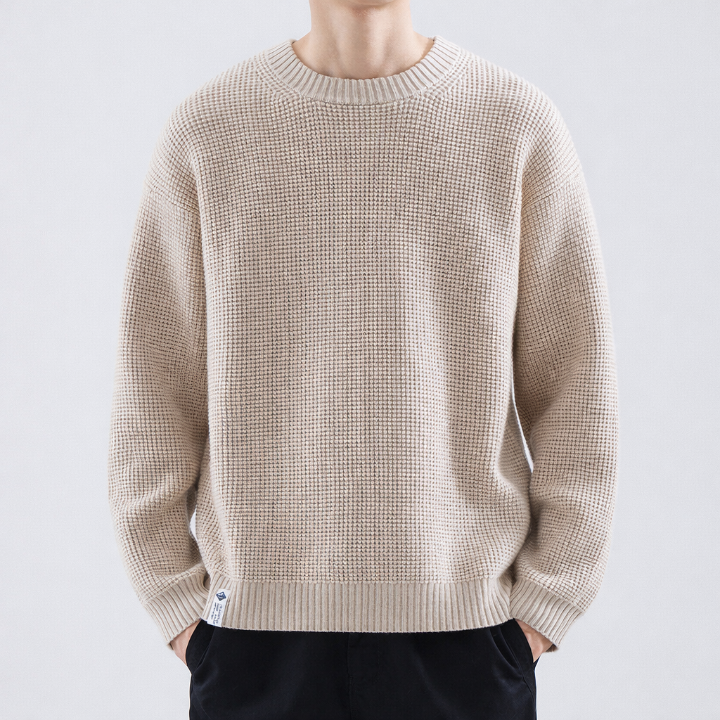 Image of Reed | Men's Textured Crew Neck Sweater