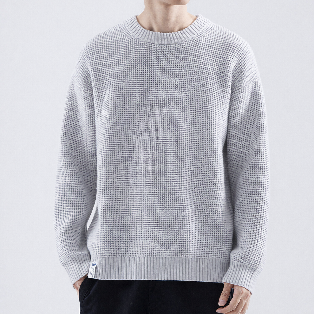 Image of Reed | Men's Textured Crew Neck Sweater
