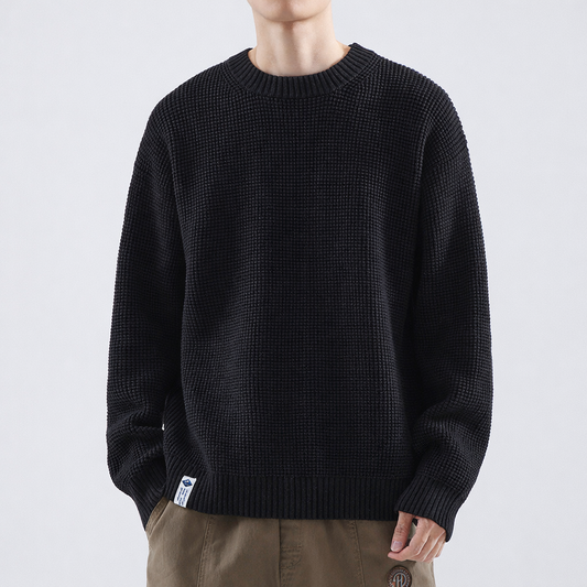 Image of Reed | Men's Textured Crew Neck Sweater