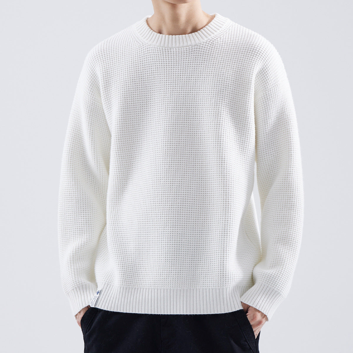 Image of Reed | Men's Textured Crew Neck Sweater