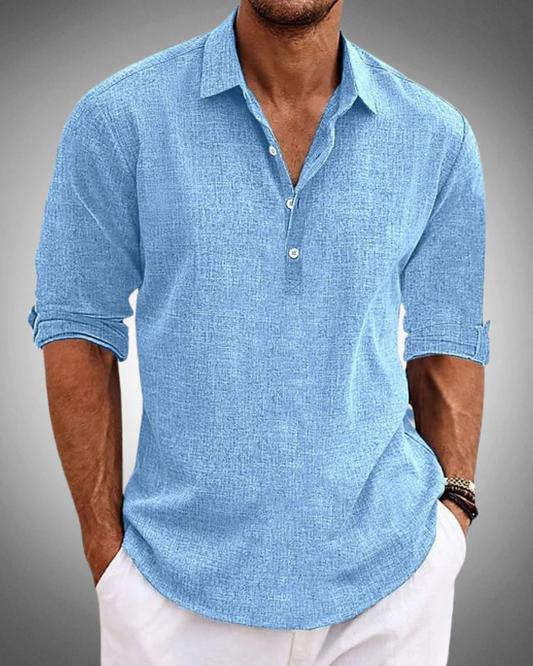 Refined Classic Button-Front Shirt