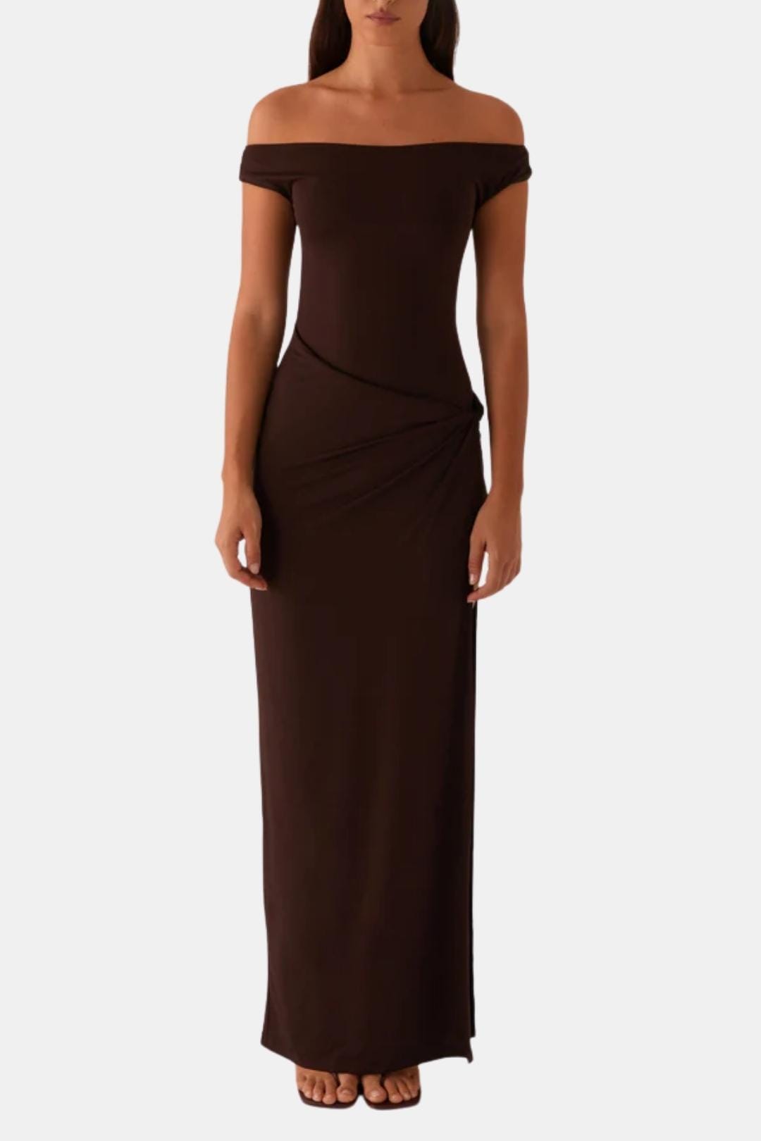 Image of Renee | Women's Off-Shoulder Maxi Dress