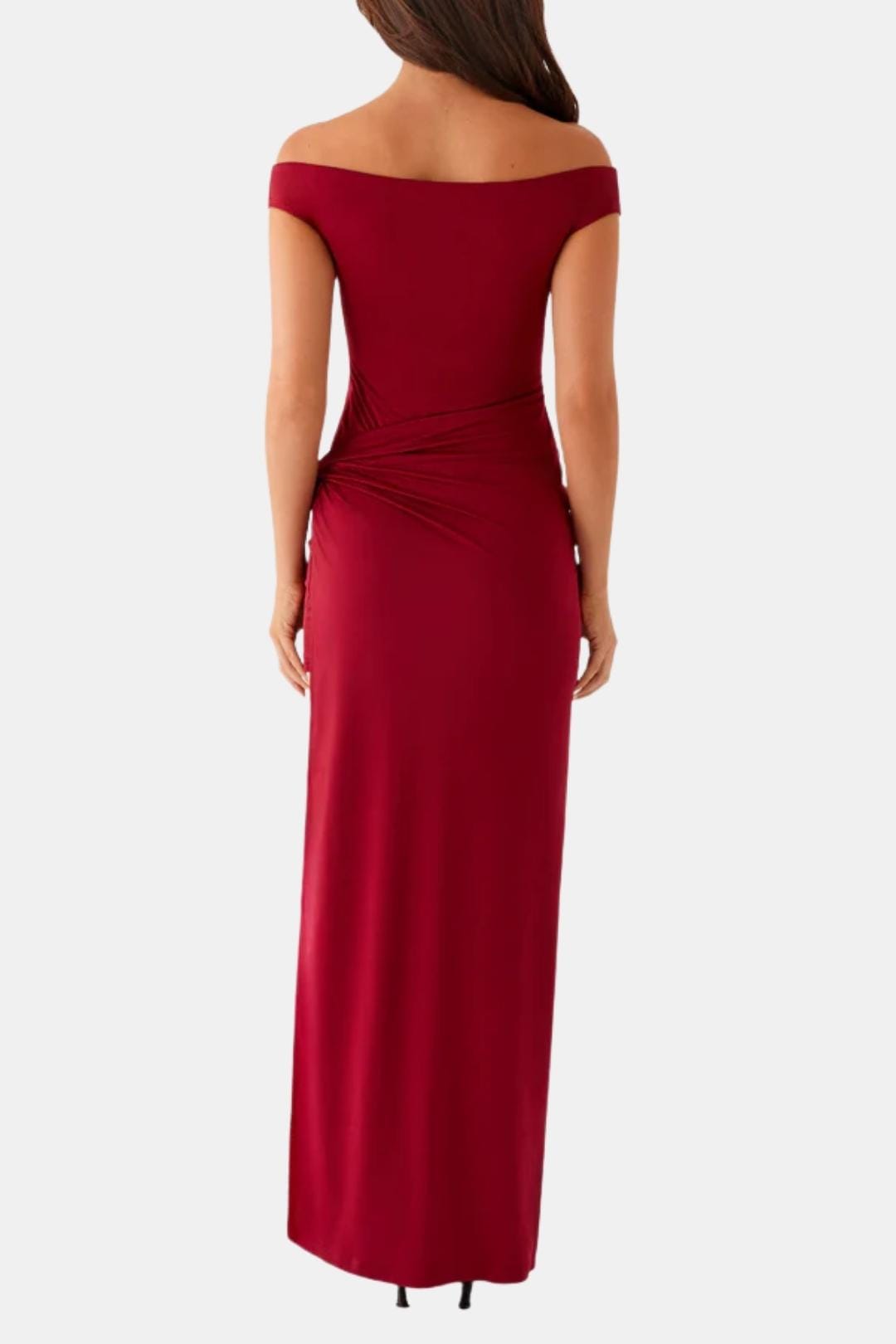 Image of Renee | Women's Off-Shoulder Maxi Dress