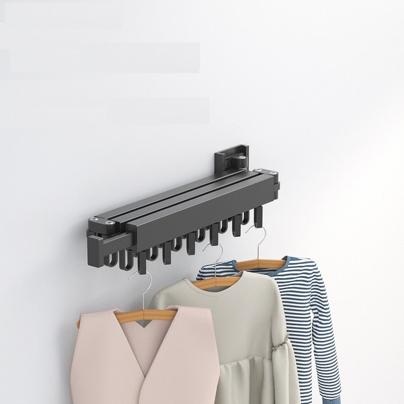 Retractable Clothes Dryer, Foldable Clothes Hanger, Wall Mount