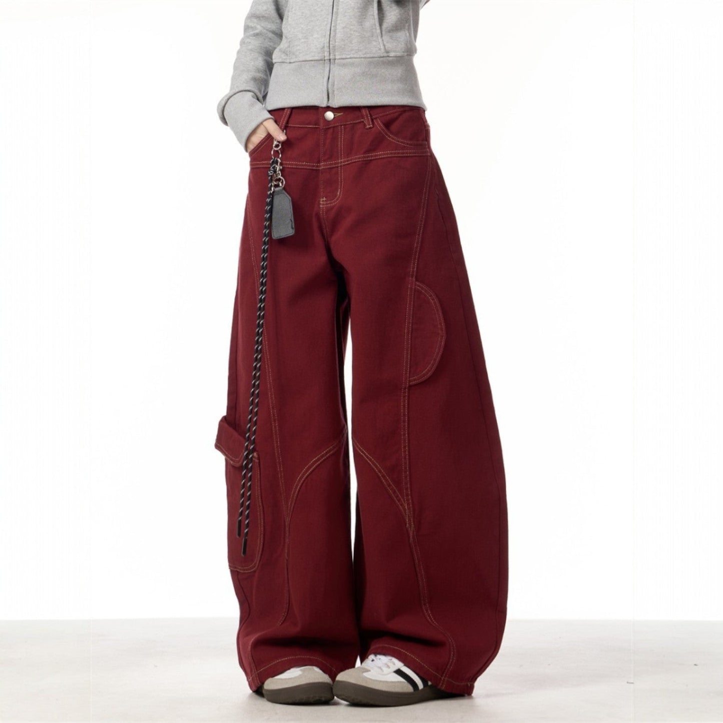 Image of Reuben | Unisex Cargo Wide Leg Pants