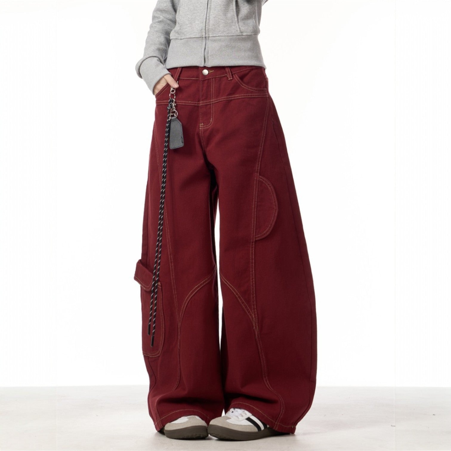 Image of Reuben | Unisex Cargo Wide Leg Pants