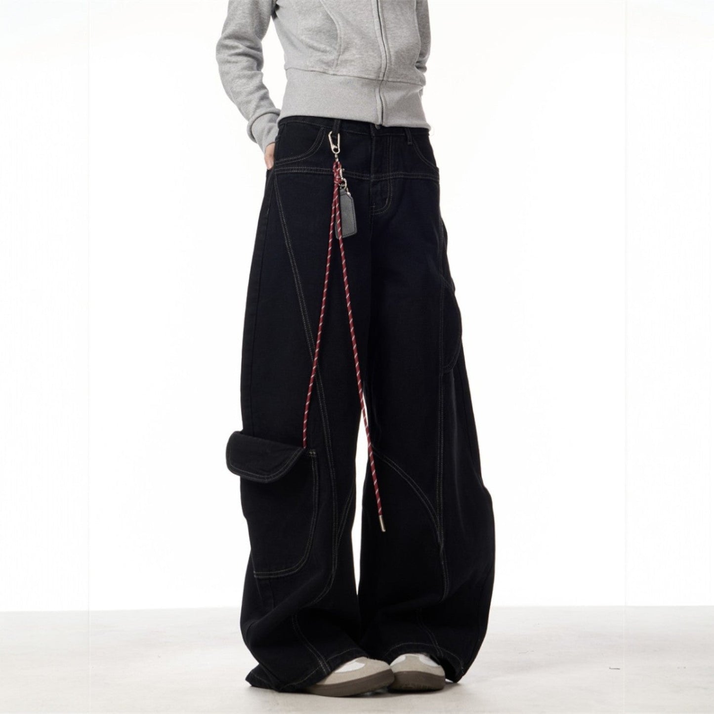 Image of Reuben | Unisex Cargo Wide Leg Pants