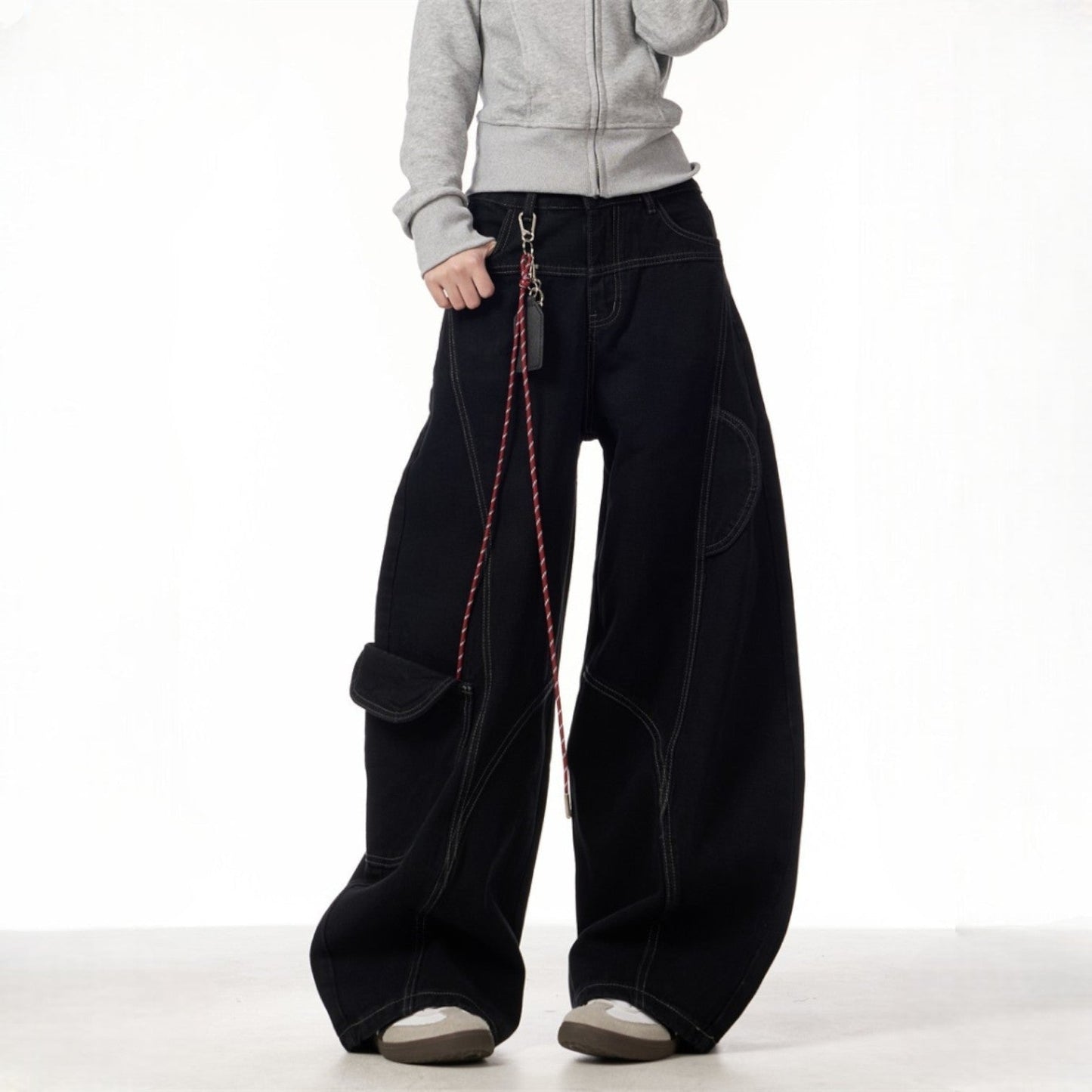 Image of Reuben | Unisex Cargo Wide Leg Pants