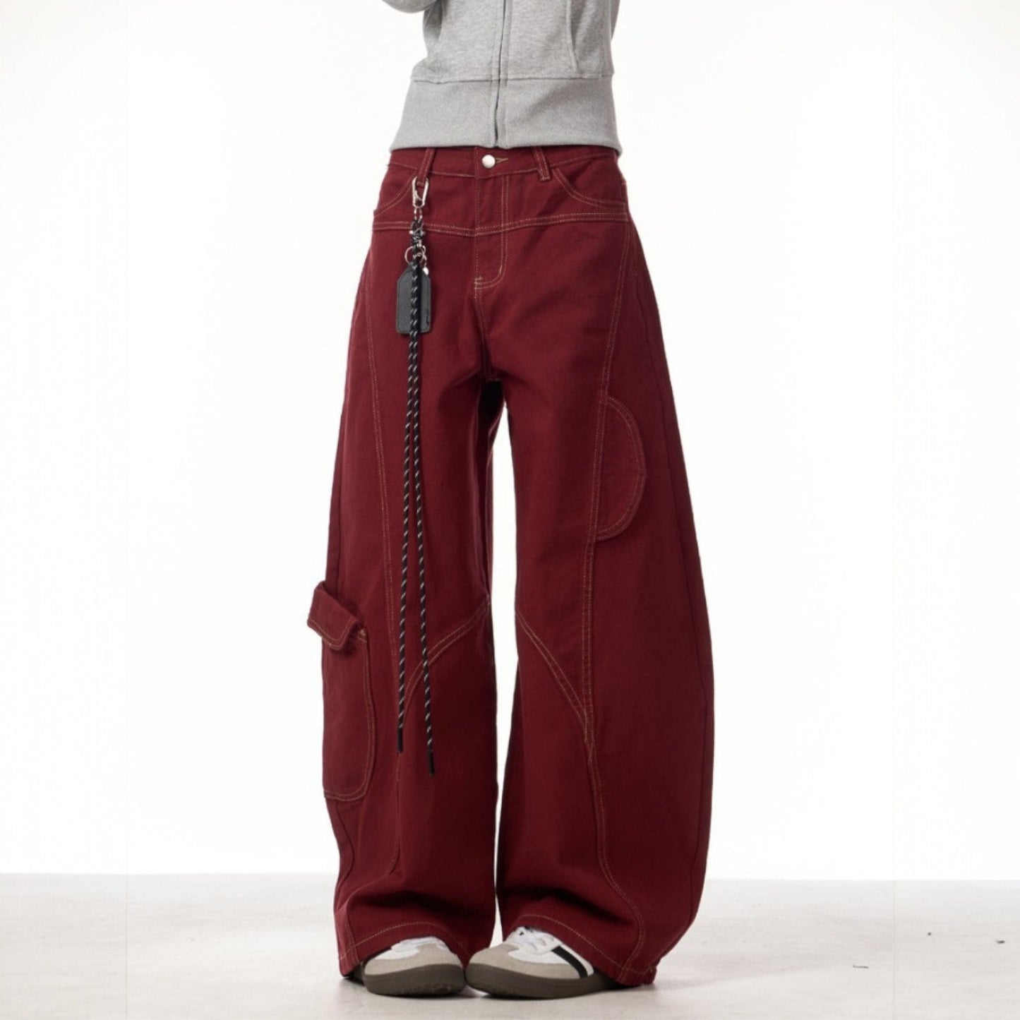 Image of Reuben | Unisex Cargo Wide Leg Pants
