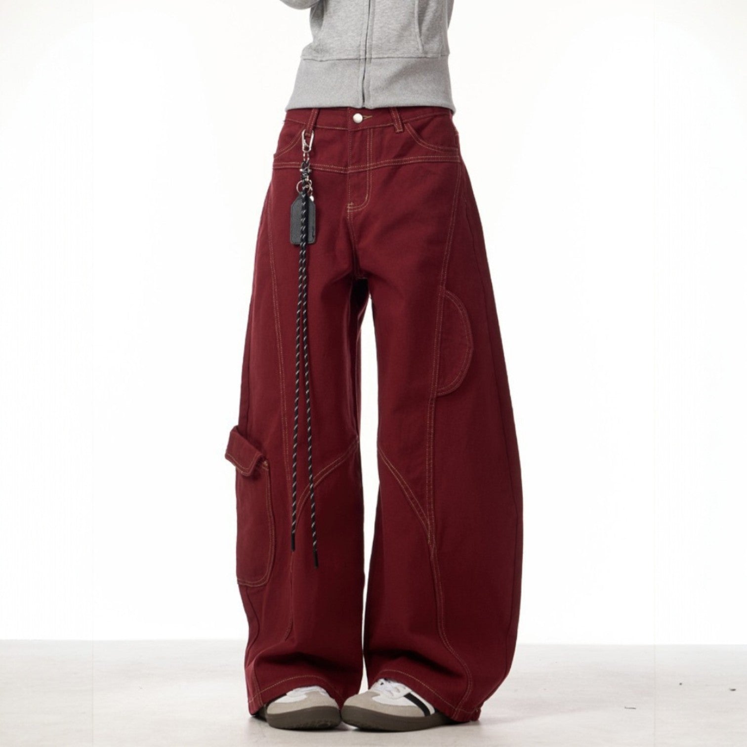 Image of Reuben | Unisex Cargo Wide Leg Pants