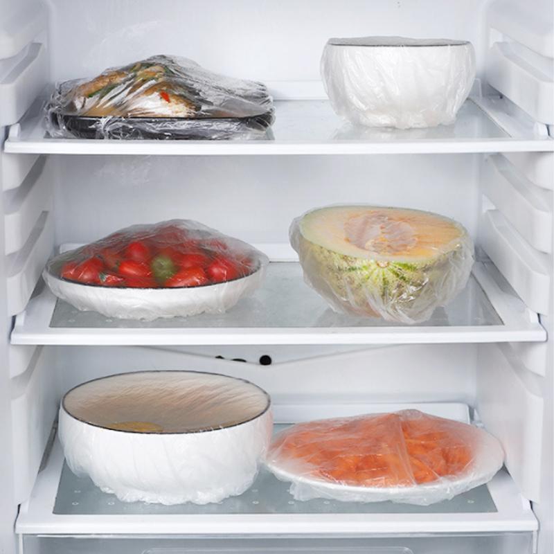 Reusable Elastic Food Storage Covers - 100 Pcs