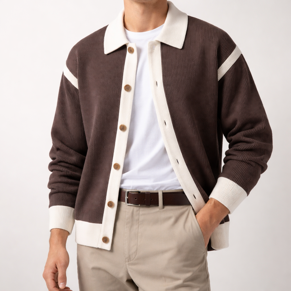 Image of Robin | Men's Button-Down Varsity Jacket