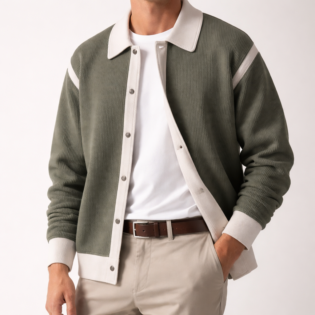 Image of Robin | Men's Button-Down Varsity Jacket