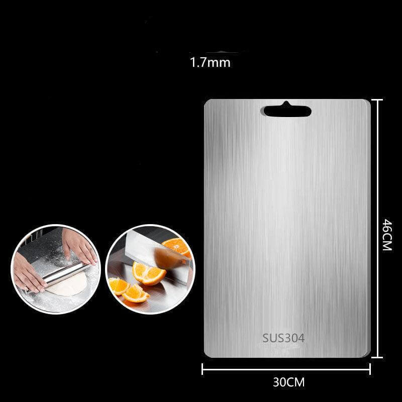 Robust and Hygienic Titanium Cutting Board for the Kitchen