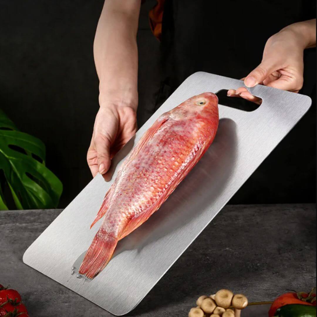 Robust and Hygienic Titanium Cutting Board for the Kitchen
