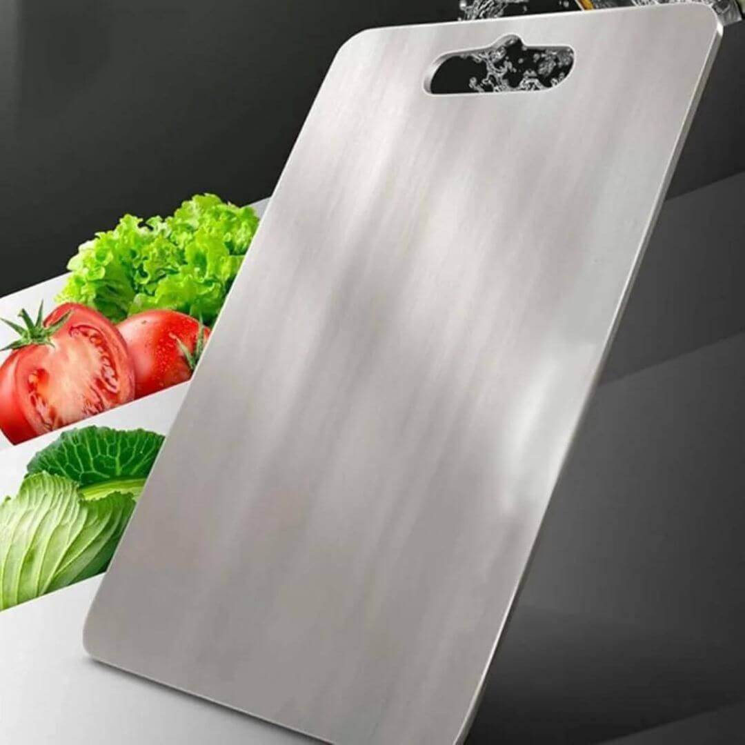 Robust and Hygienic Titanium Cutting Board for the Kitchen