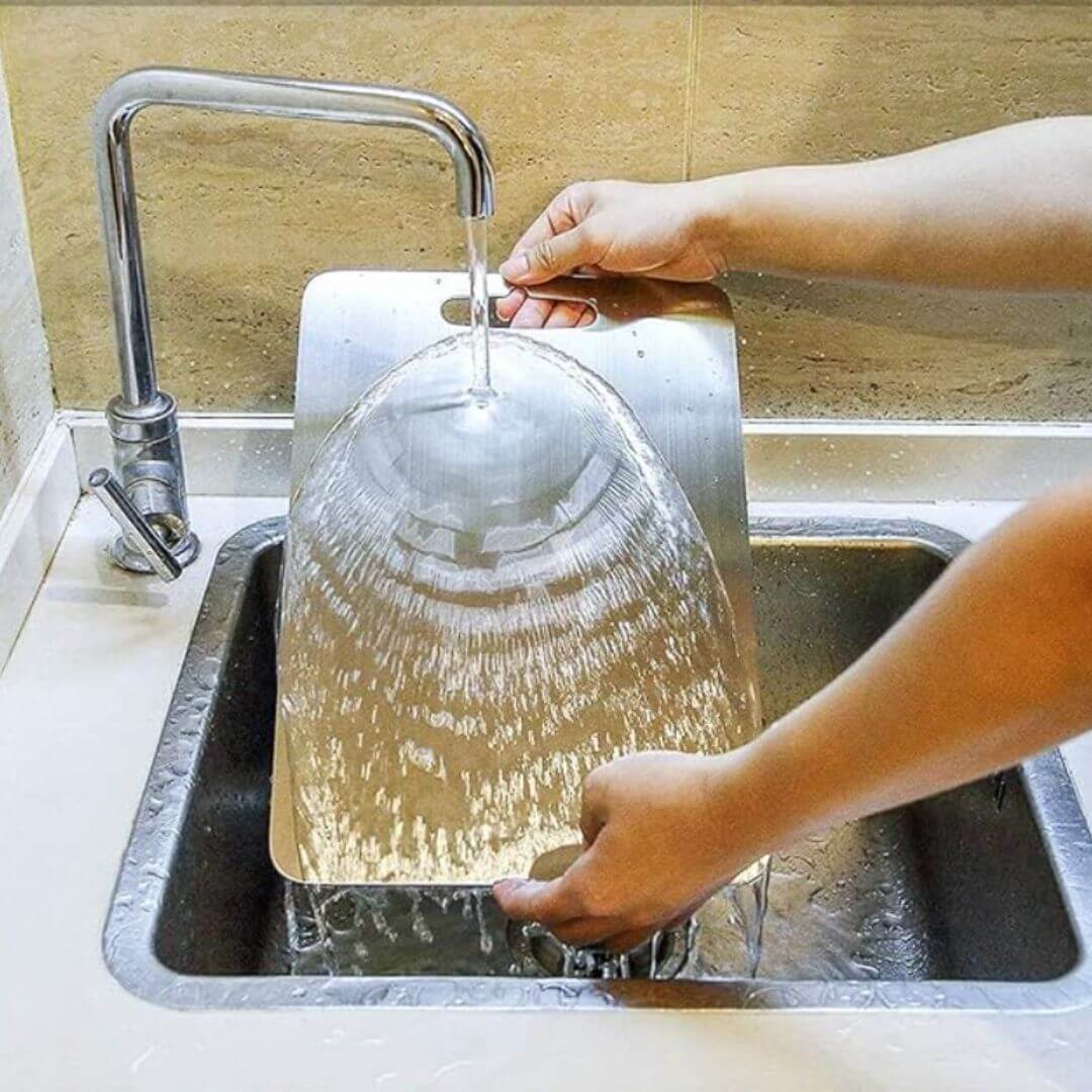 Robust and Hygienic Titanium Cutting Board for the Kitchen