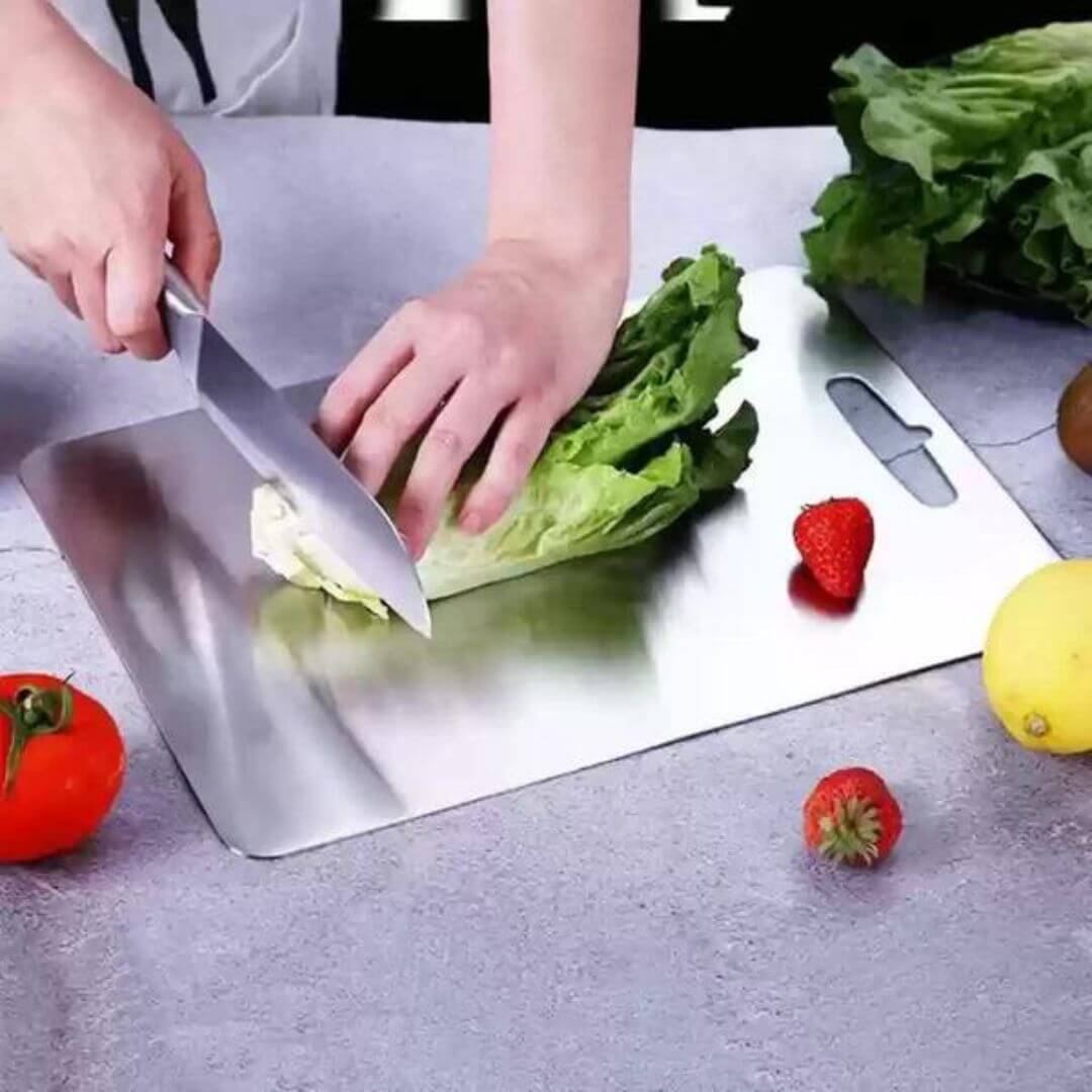 Robust and Hygienic Titanium Cutting Board for the Kitchen