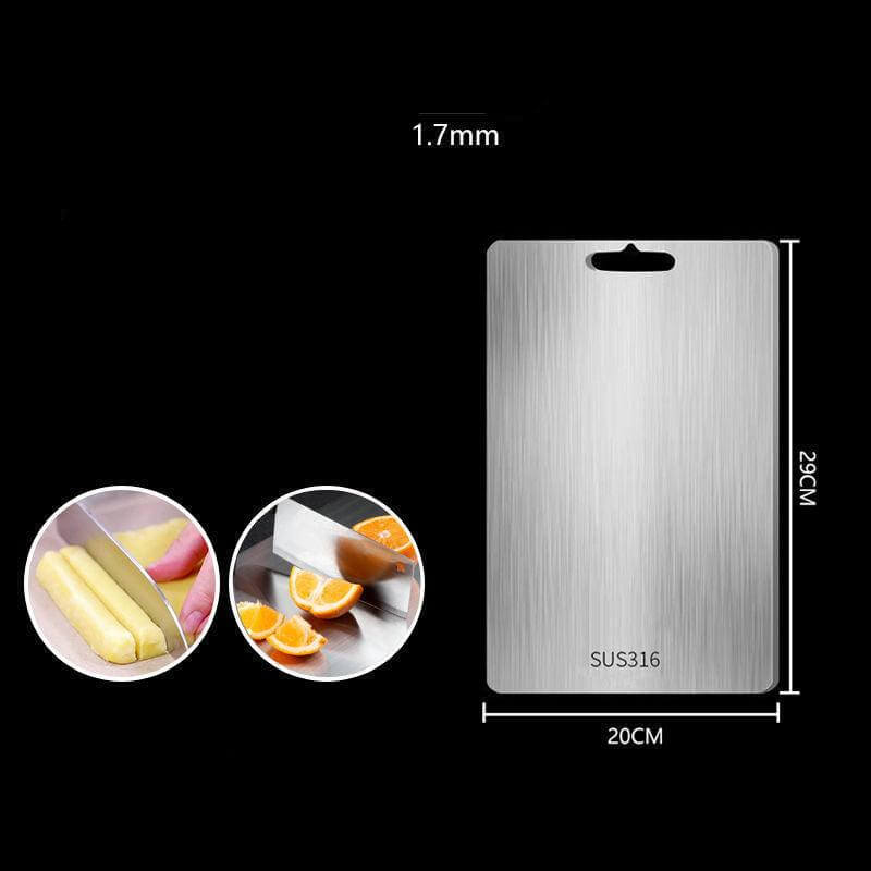 Robust and Hygienic Titanium Cutting Board for the Kitchen