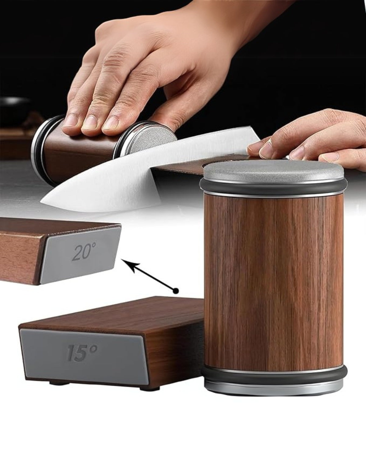 Rolling Knife Sharpener - Sharp and Precise Blades for Extraordinary Performance