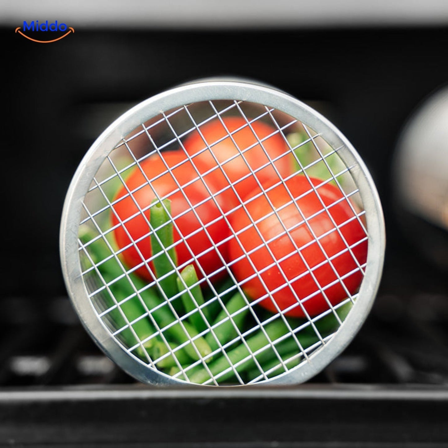 RollingGrill™ - No more sticking and loss of food between the grates!