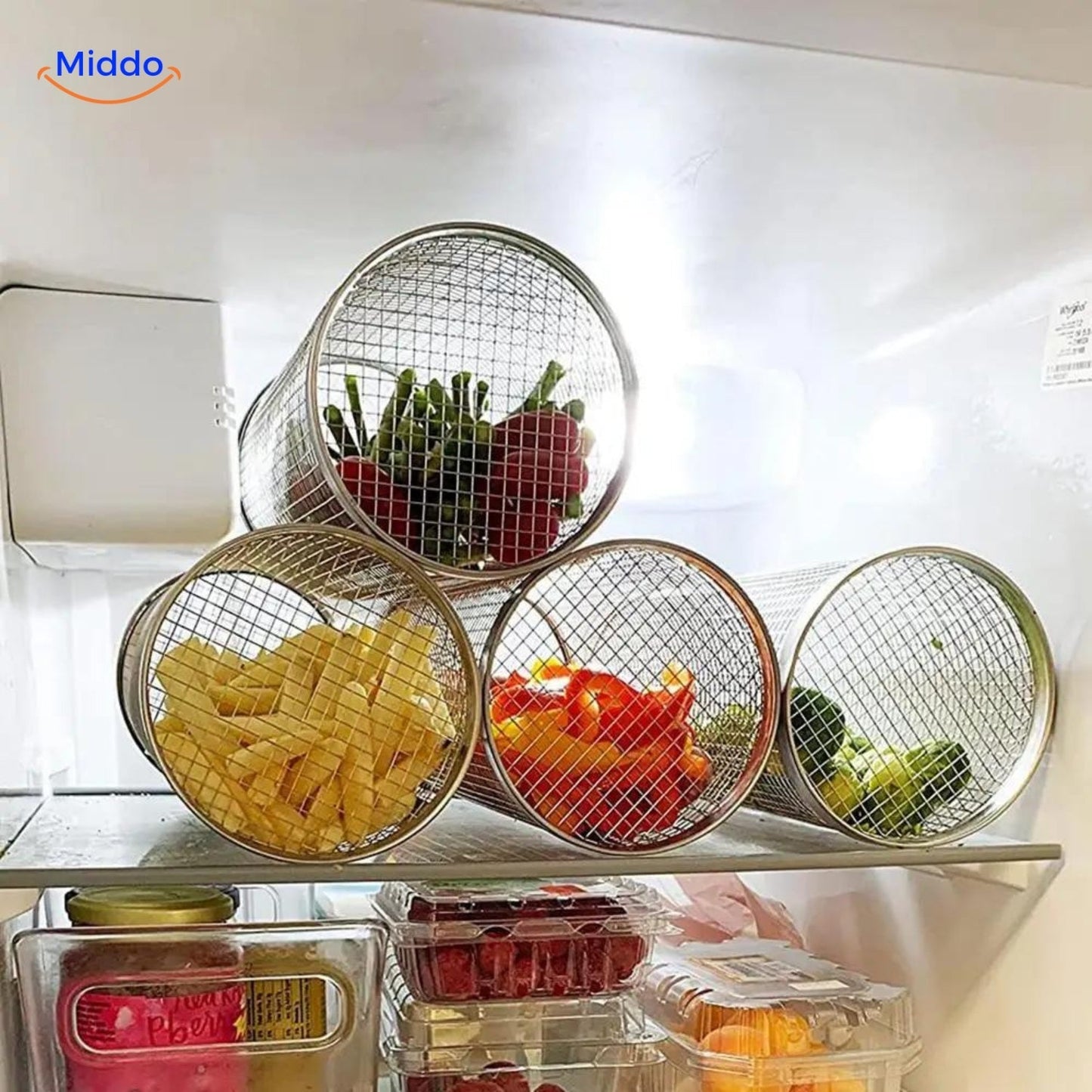 RollingGrill™ - No more sticking and loss of food between the grates!