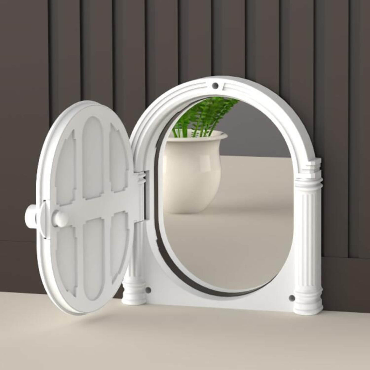 Roman Style Cat Door (Also Suitable for Small Dogs)