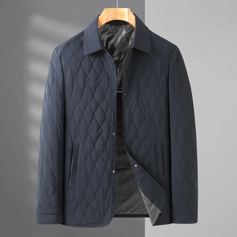 Image of Ronnie | Men's Quilted Button-Down Jacket