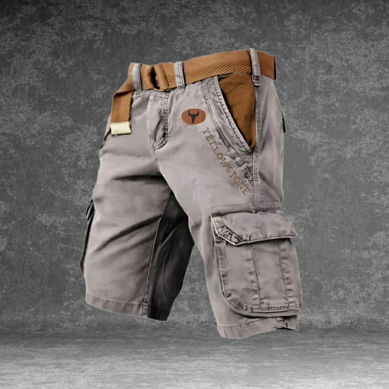 Image of Rory | Men's Belted Cargo Shorts