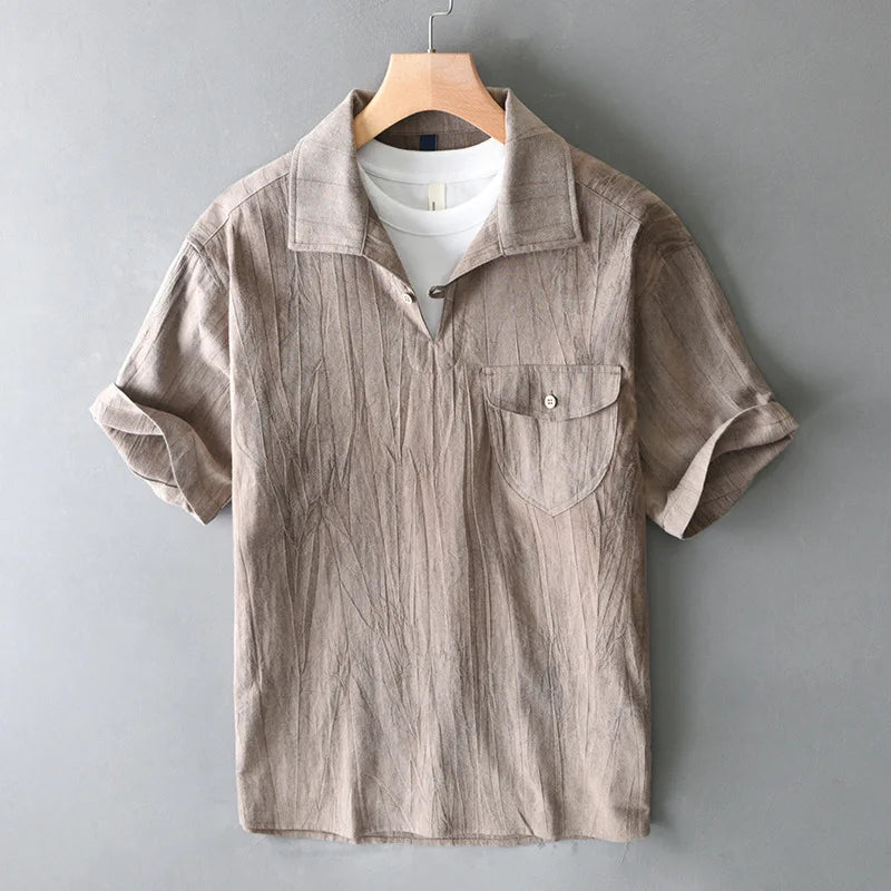 Image of Rory | Men's Camp Collar Short Sleeve Shirt