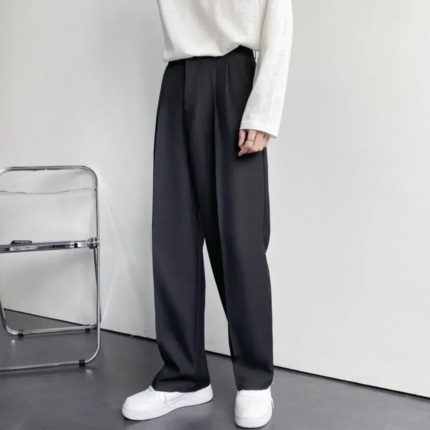 Image of Ross | Men's Pleated Wide Leg Dress Pants