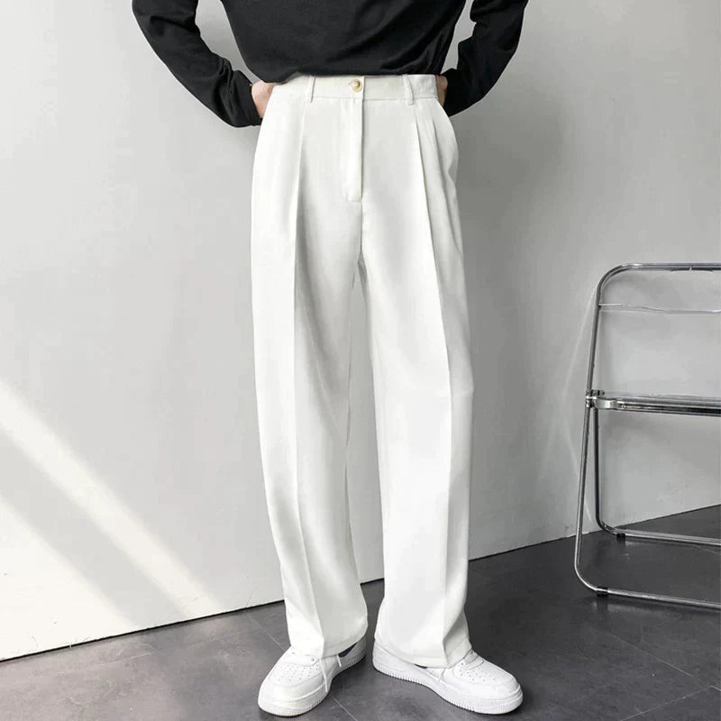 Image of Ross | Men's Pleated Wide Leg Dress Pants