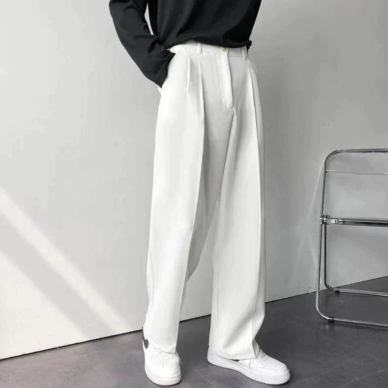 Image of Ross | Men's Pleated Wide Leg Dress Pants