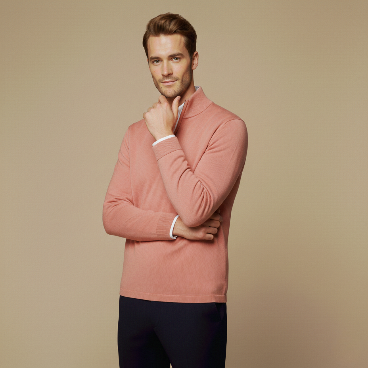 Image of Rowan | Men's Quarter-Zip Sweater