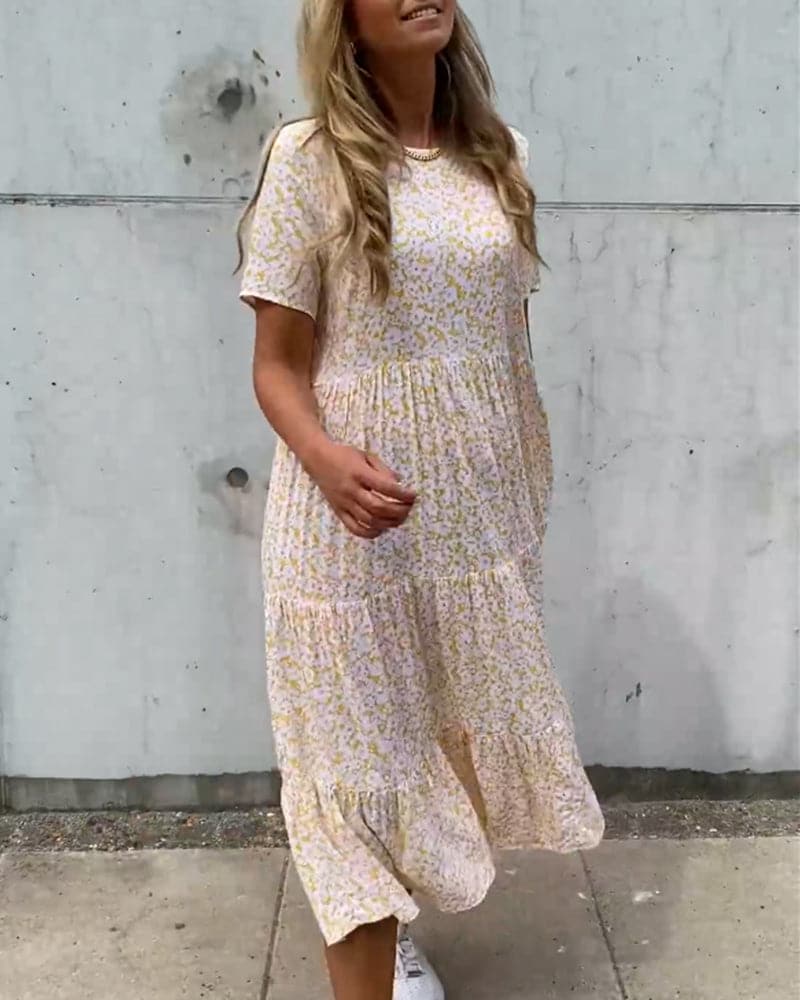 Image of Ruby | Women's Tiered Midi Dress