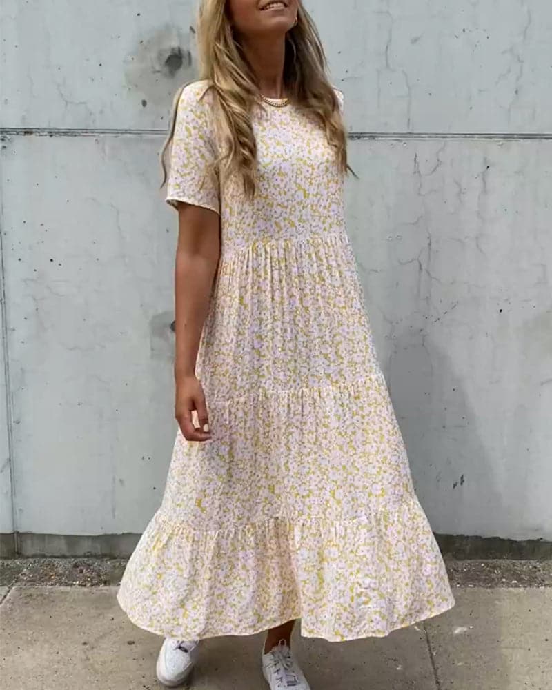 Image of Ruby | Women's Tiered Midi Dress