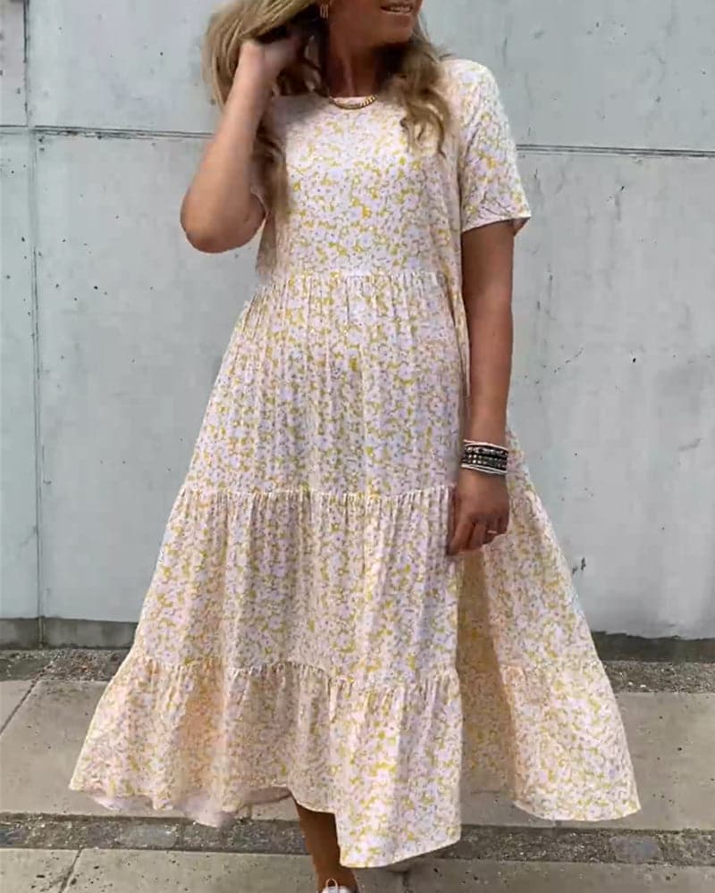 Image of Ruby | Women's Tiered Midi Dress