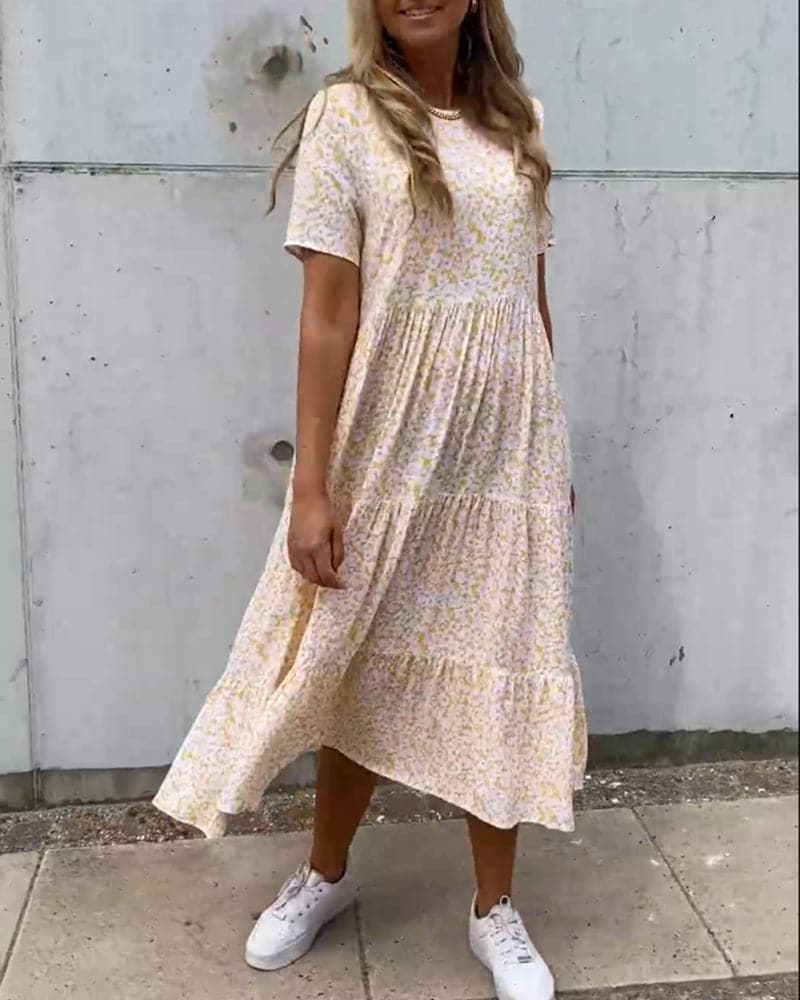 Image of Ruby | Women's Tiered Midi Dress