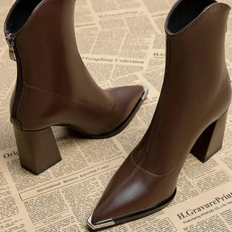 Image of Sabrina | Women's Block Heel Ankle Boots