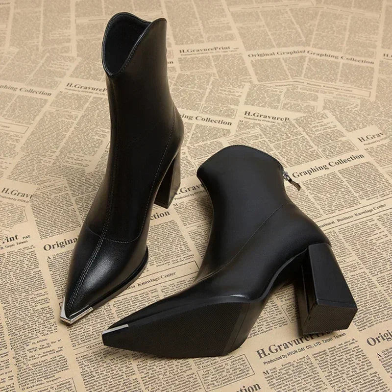 Image of Sabrina | Women's Block Heel Ankle Boots