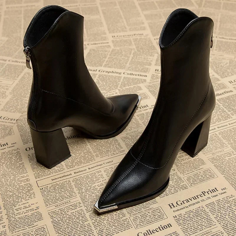 Image of Sabrina | Women's Block Heel Ankle Boots