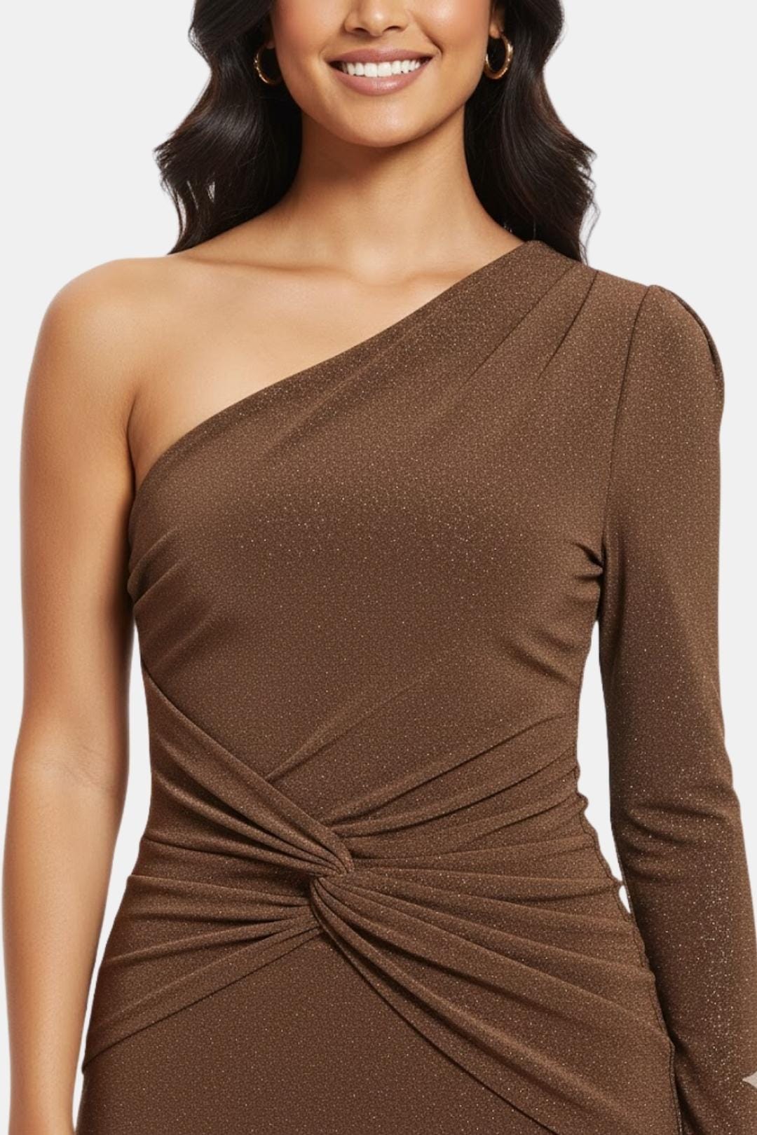 Image of Sadie | Women's One Shoulder Midi Dress