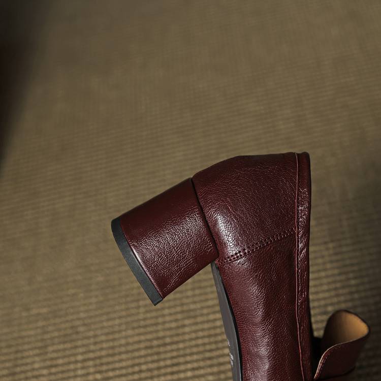 Image of Sadie | Women's Slip-On Block Heel Loafers