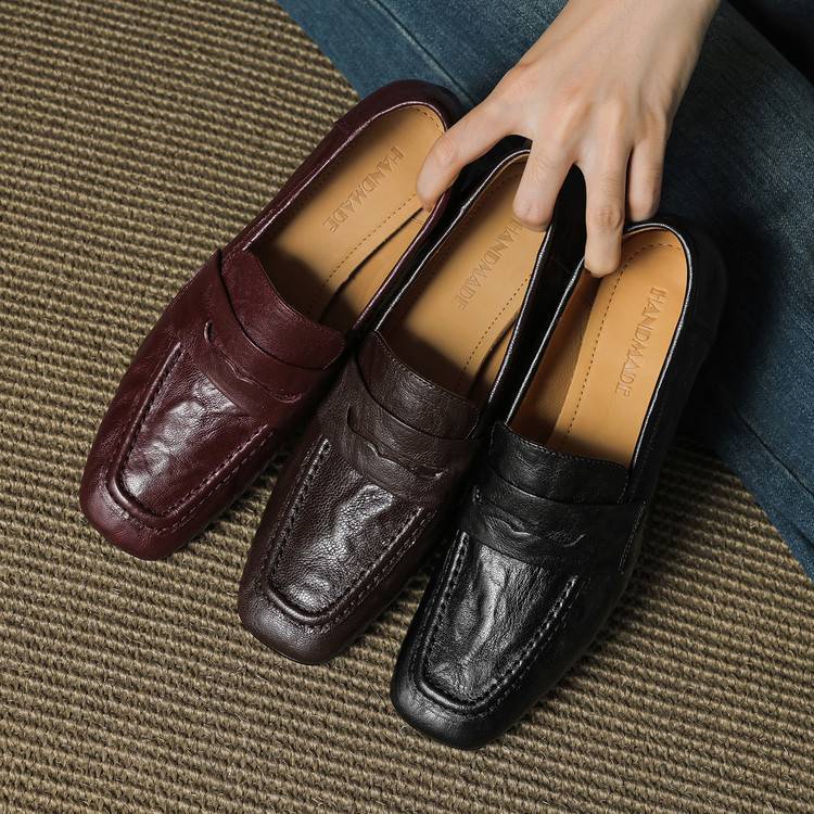 Image of Sadie | Women's Slip-On Block Heel Loafers