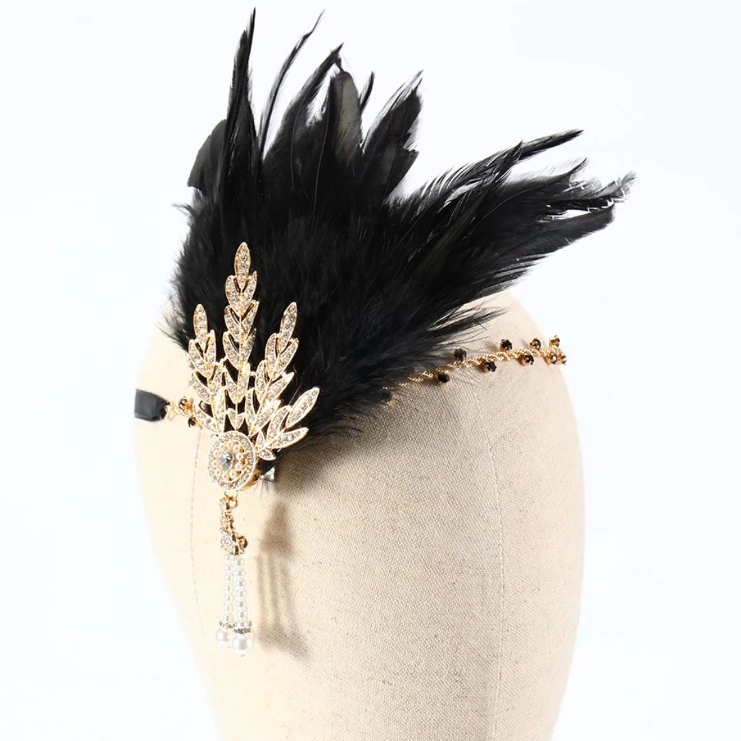Fleek Fit Dianna Feather Headband | Vintage & Stylish