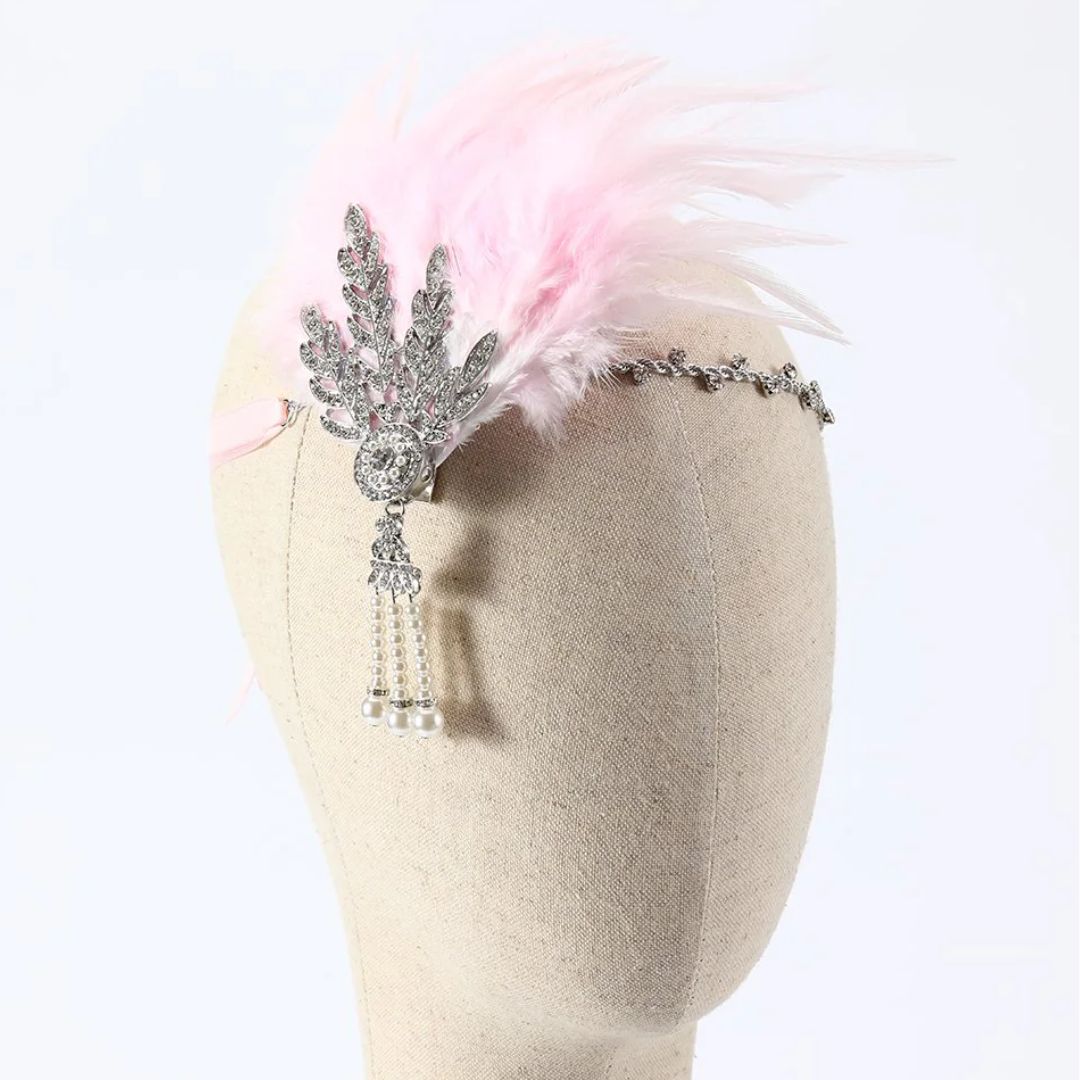 Fleek Fit Dianna Feather Headband | Vintage & Stylish