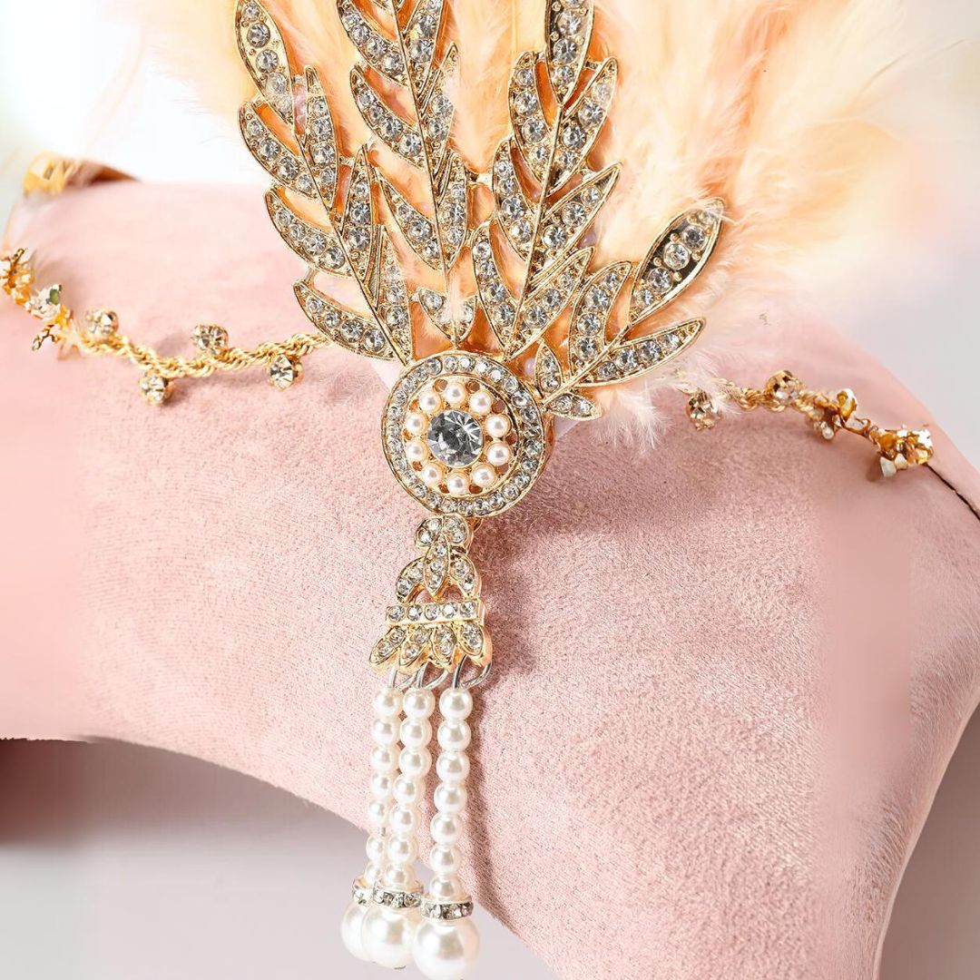 Fleek Fit Dianna Feather Headband | Vintage & Stylish