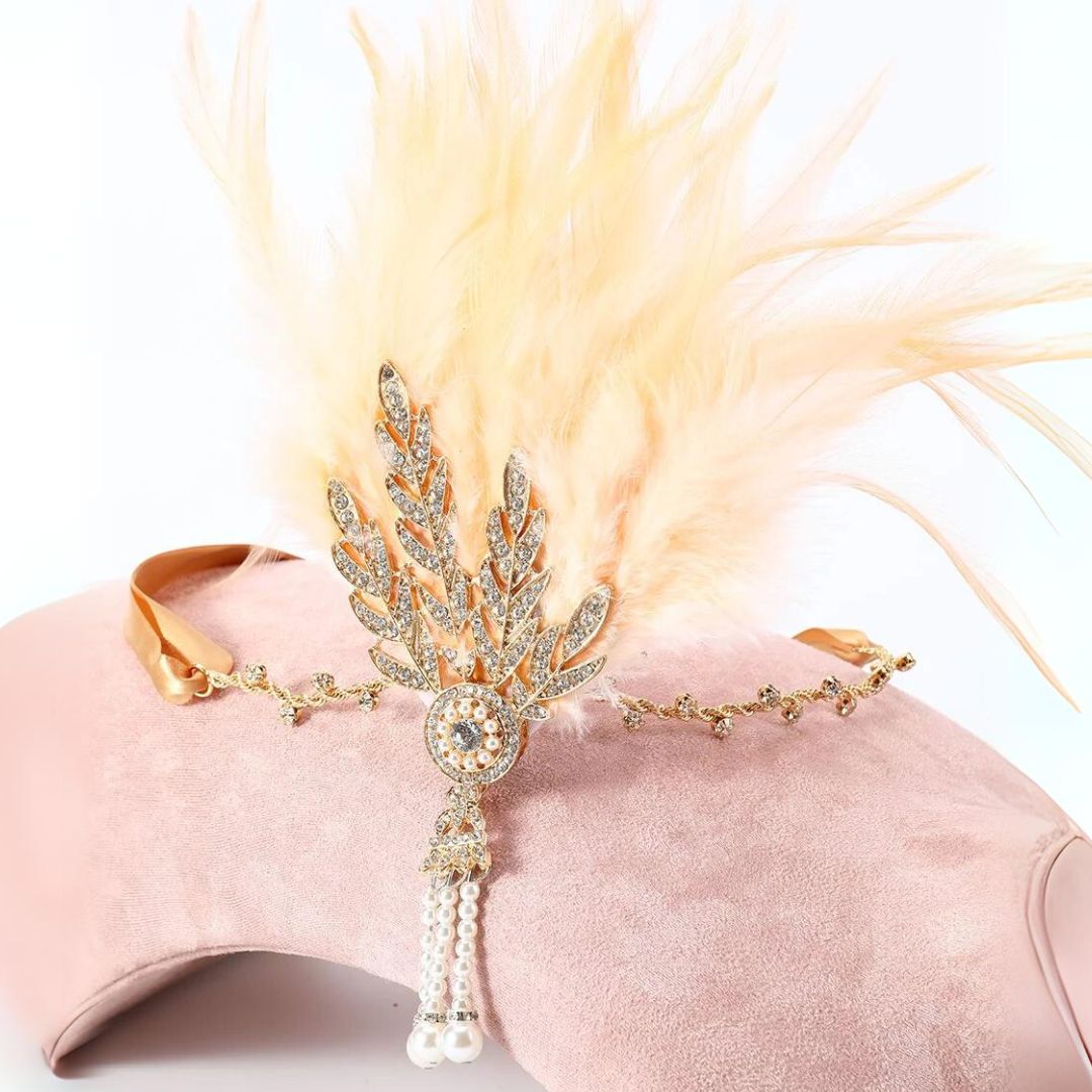 Fleek Fit Dianna Feather Headband | Vintage & Stylish