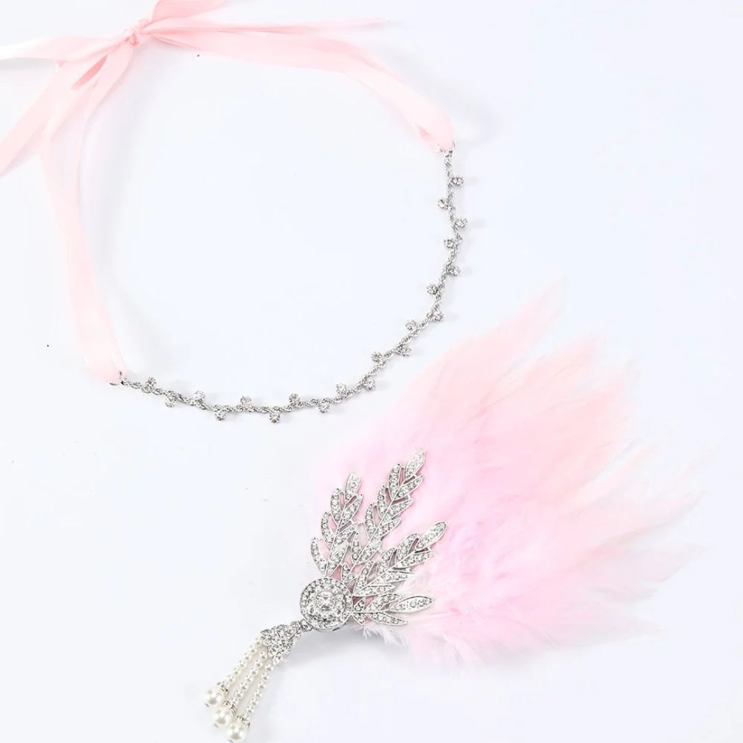 Fleek Fit Dianna Feather Headband | Vintage & Stylish